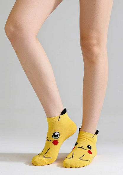 Kurze Socken mit Pokémon-Print