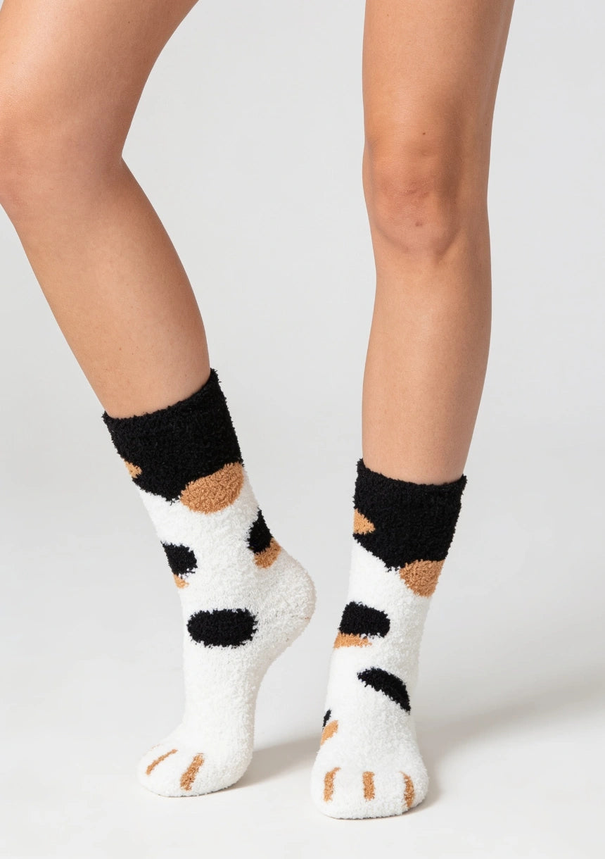 Pfotenabdruck Socken