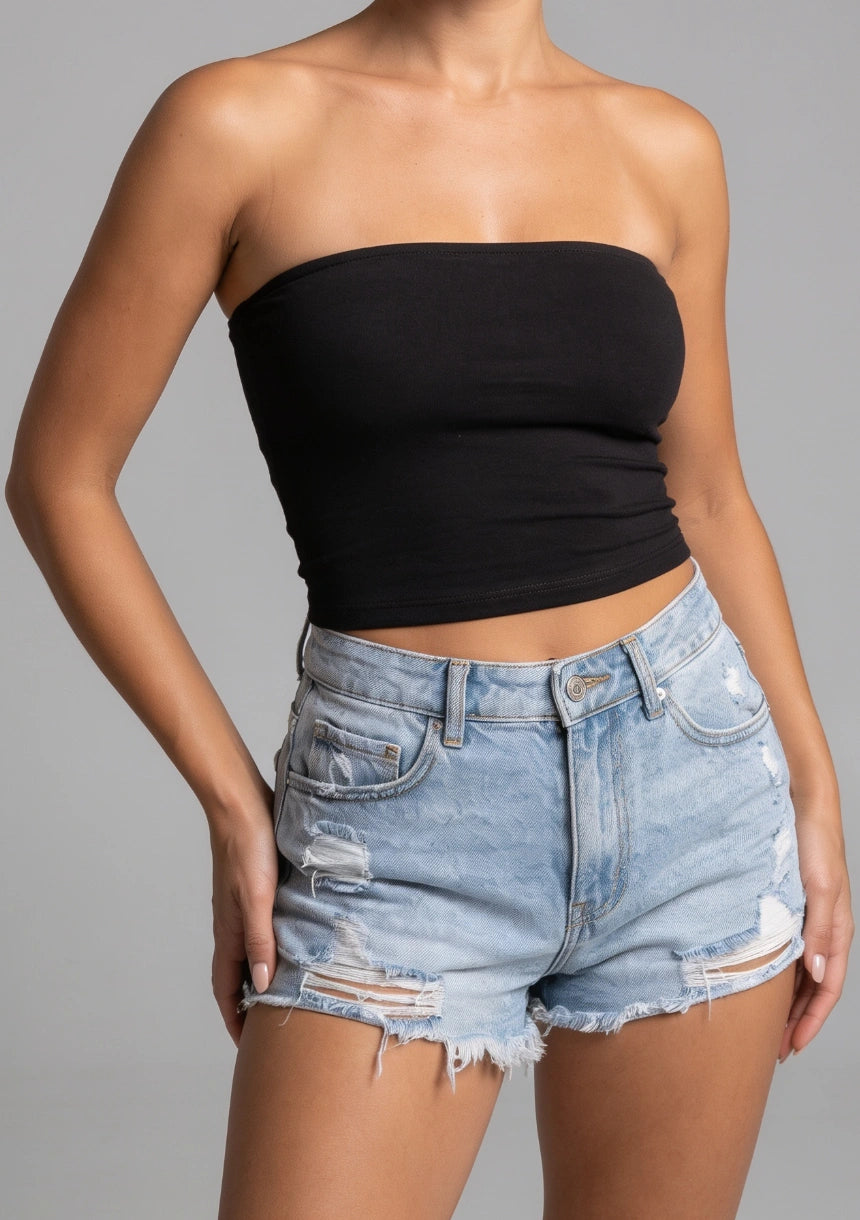 Bandeau-BH mit niedrigem Schnitt