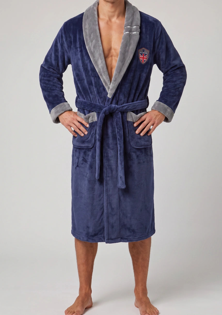 Herren Frottee-Bademantel