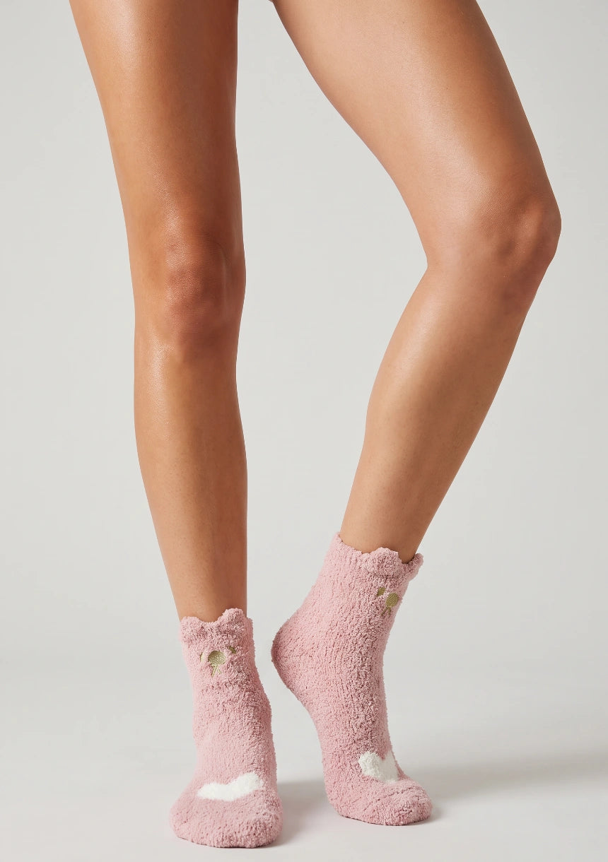 Flauschige Damen Socken