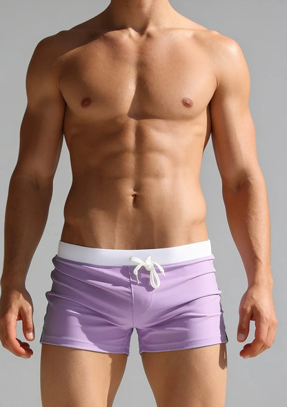 Kurze Schwimmshorts mit Tasche
