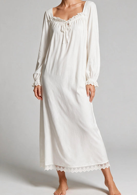 Langarm-Nachtkleid