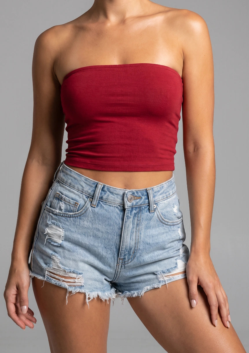 Bandeau-BH mit niedrigem Schnitt