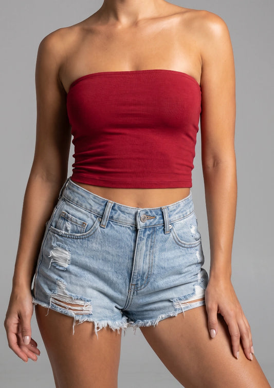 Bandeau-BH mit niedrigem Schnitt