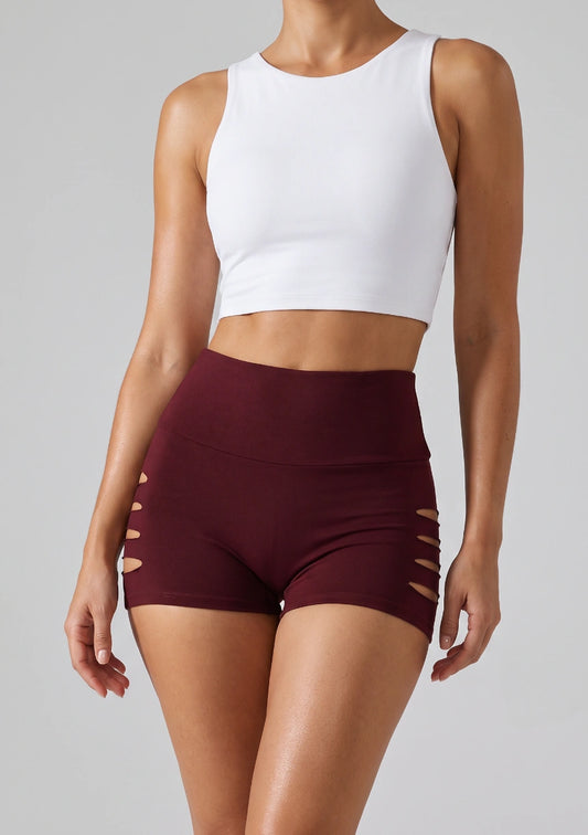 Sport Shorts mit Seitenschlitzen