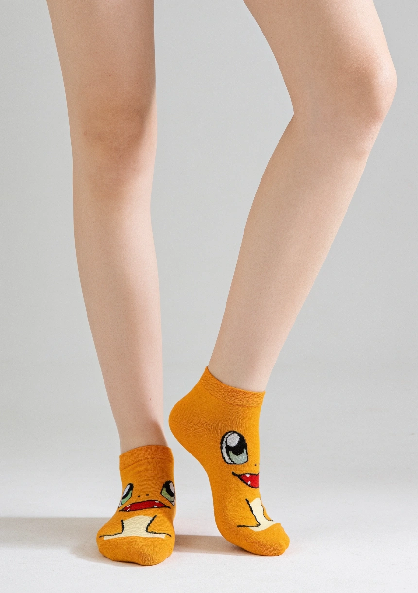 Kurze Socken mit Pokémon-Print