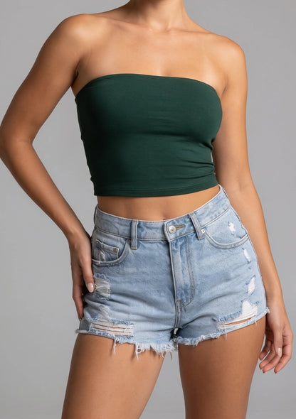 Bandeau-BH mit niedrigem Schnitt