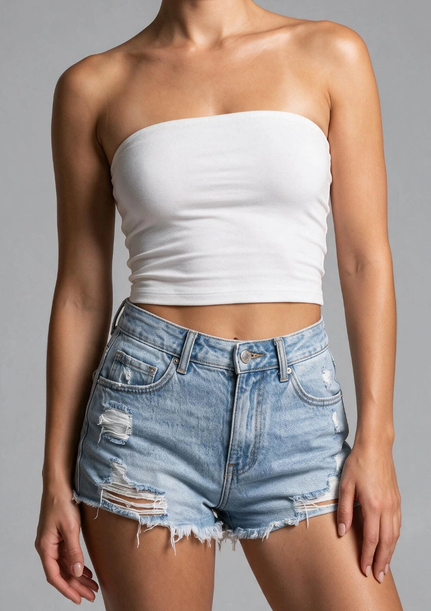 Bandeau-BH mit niedrigem Schnitt