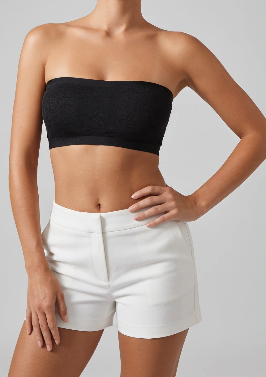 Klassischer atmungsaktiver Bandeau-BH