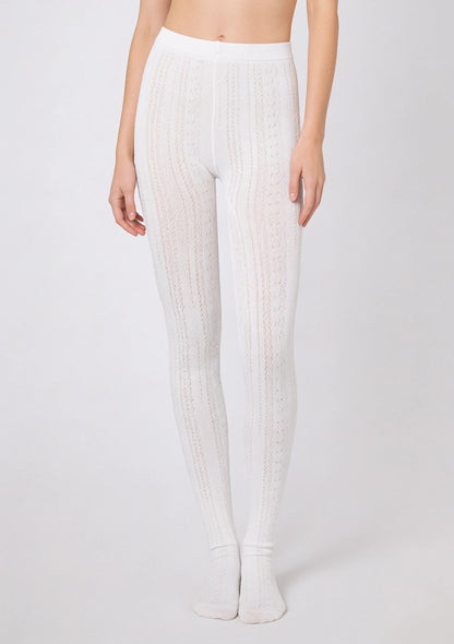 Damen Strumpfhosen mit Lochmuster