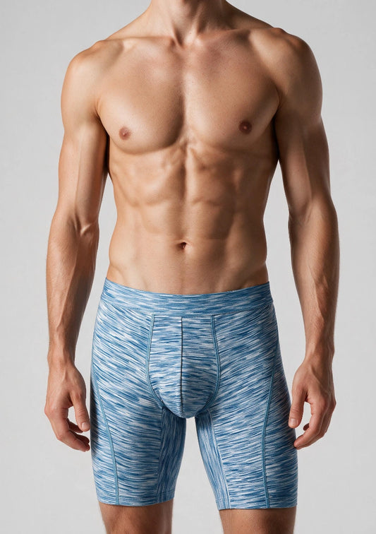 Herren Lange Atmungsaktive Boxershorts