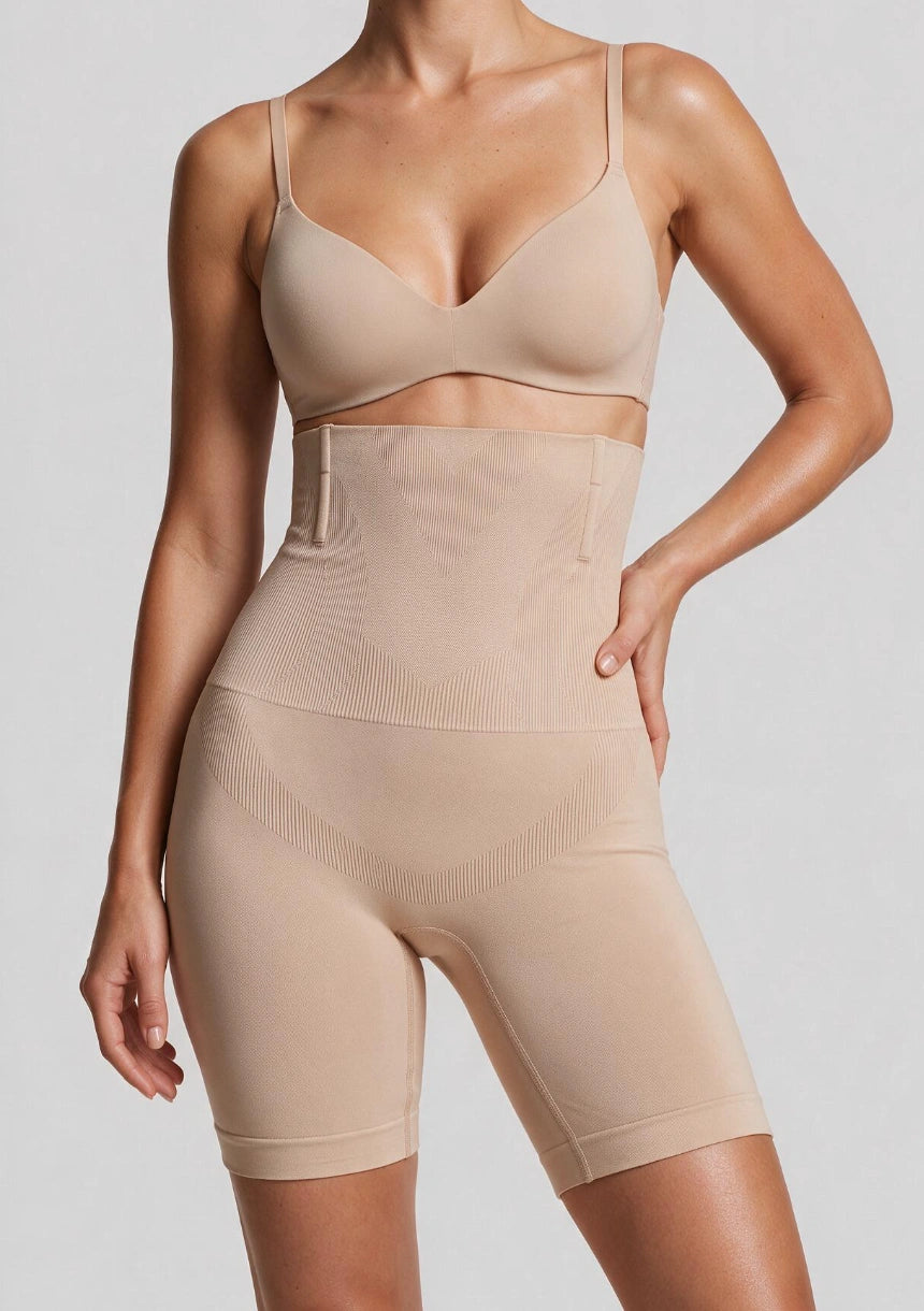 Hochgeschnittene Slimming-Shorts