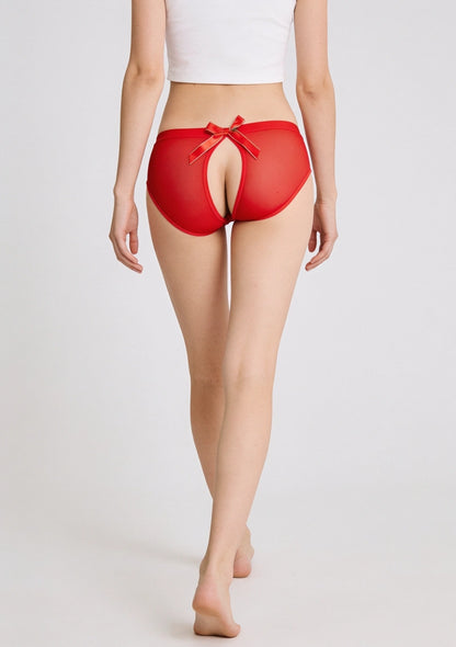 Spitzenunterhosen mit Schleife und Ausschnittdetails