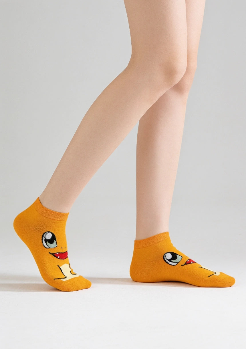 Kurze Socken mit Pokémon-Print