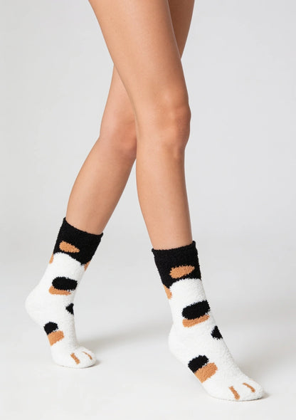 Pfotenabdruck Socken