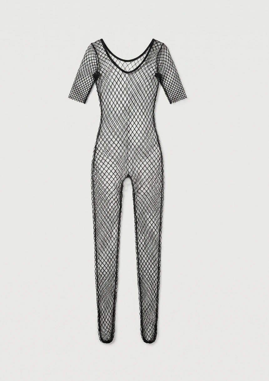 Langarm Bodystocking Strumpfhose