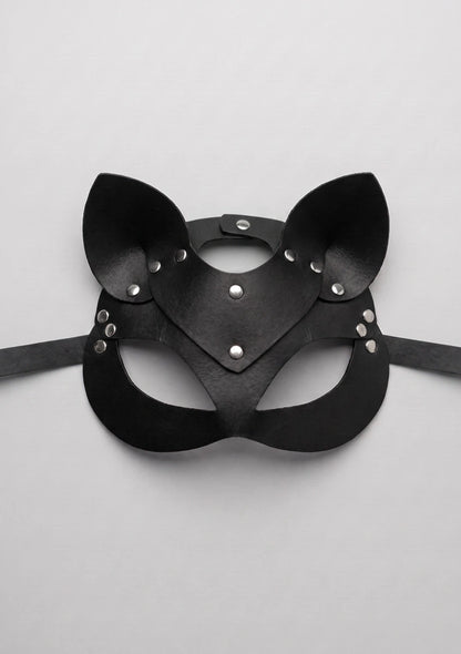 Ledermaske mit Ohren