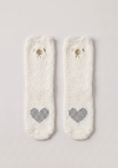 Flauschige Damen Socken