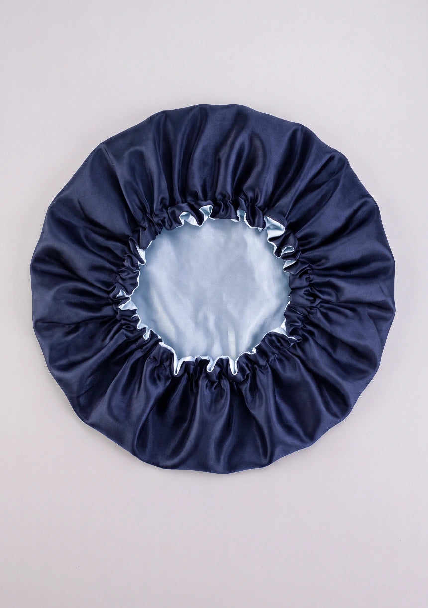 Satin Schlafhaube - Verstellbare Satin-Haarwickel