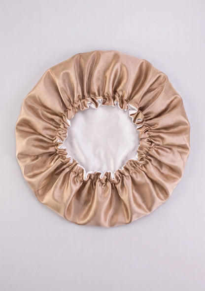 Satin Schlafhaube - Verstellbare Satin-Haarwickel