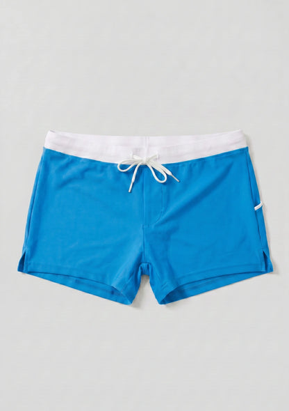 Kurze Schwimmshorts mit Tasche