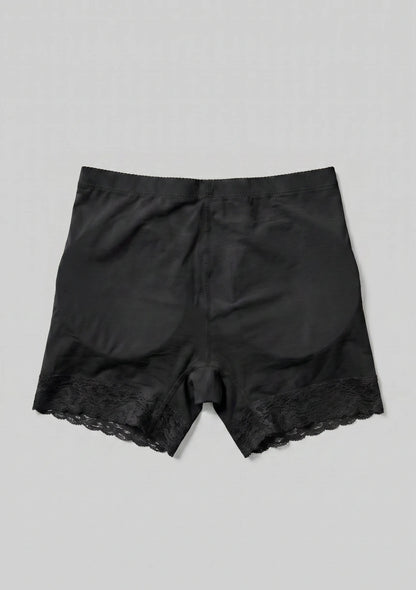 Push-Up Formende Shorts mit Spitzenbesatz