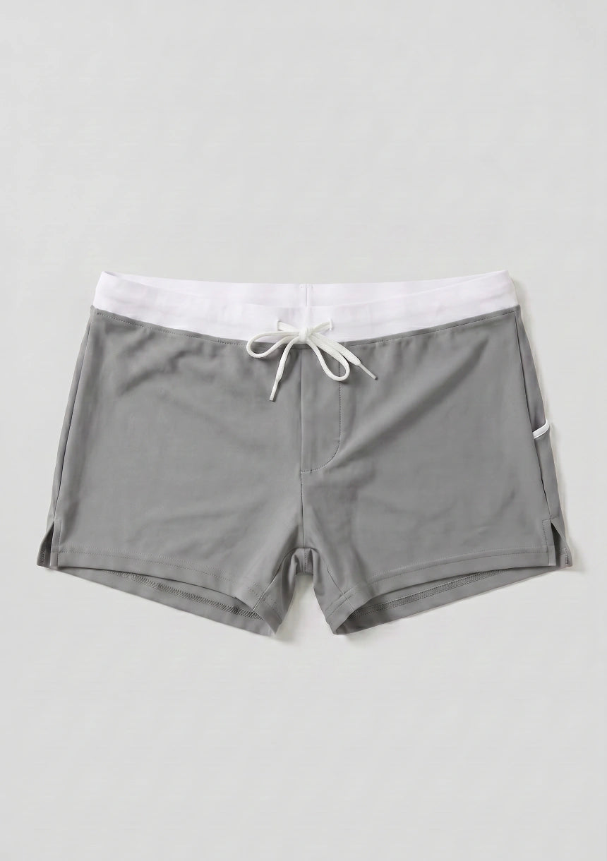 Kurze Schwimmshorts mit Tasche
