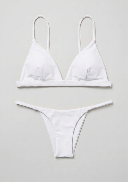 Zweiteiliges Bikini-Set mit Dreieck-Cups