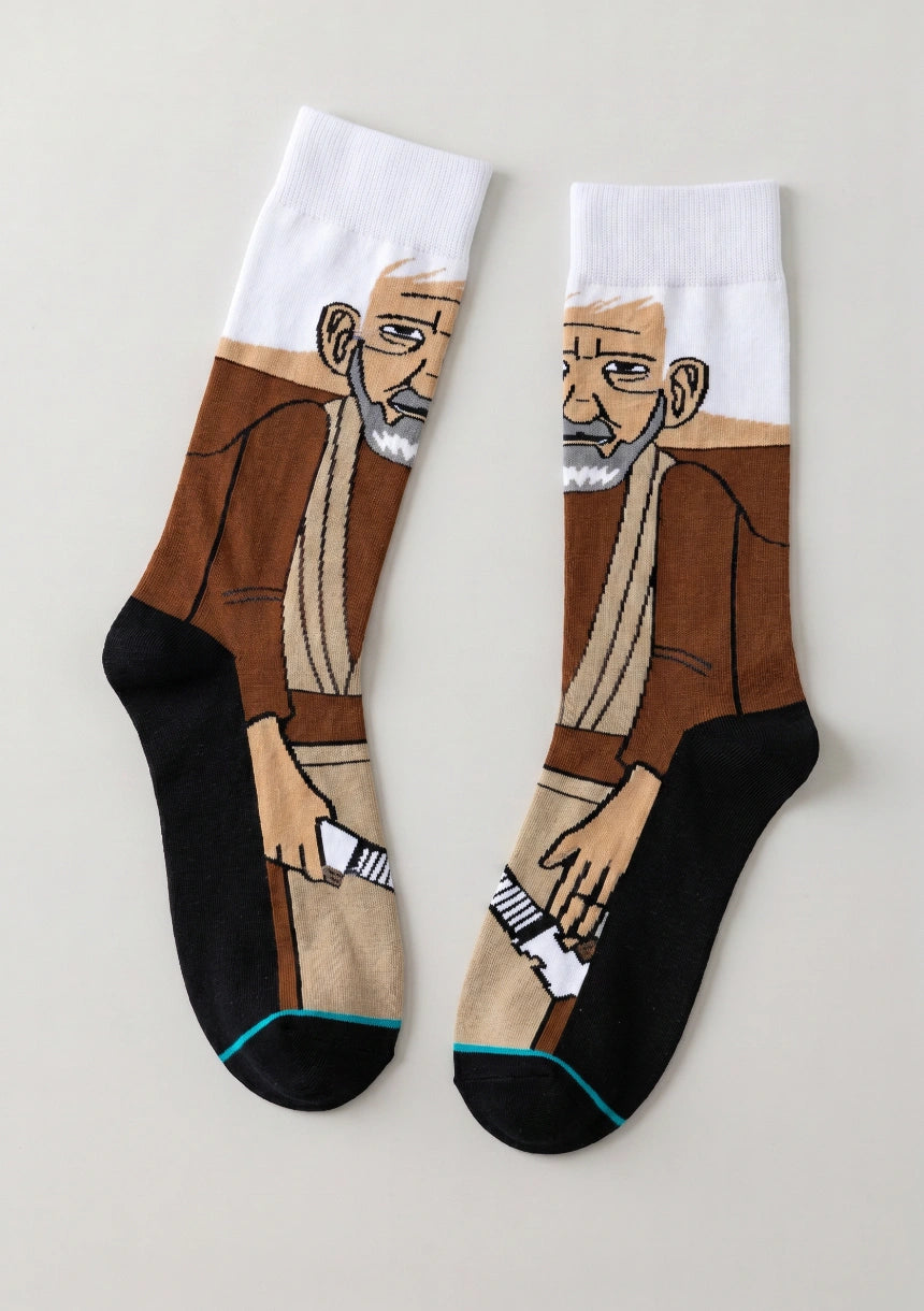 Herren lange Socken mit Star Wars Charakteren