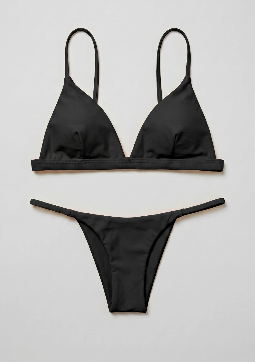 Zweiteiliges Bikini-Set mit Dreieck-Cups