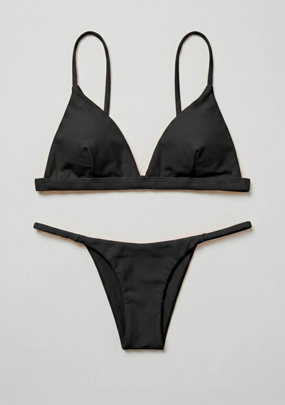 Zweiteiliges Bikini-Set mit Dreieck-Cups