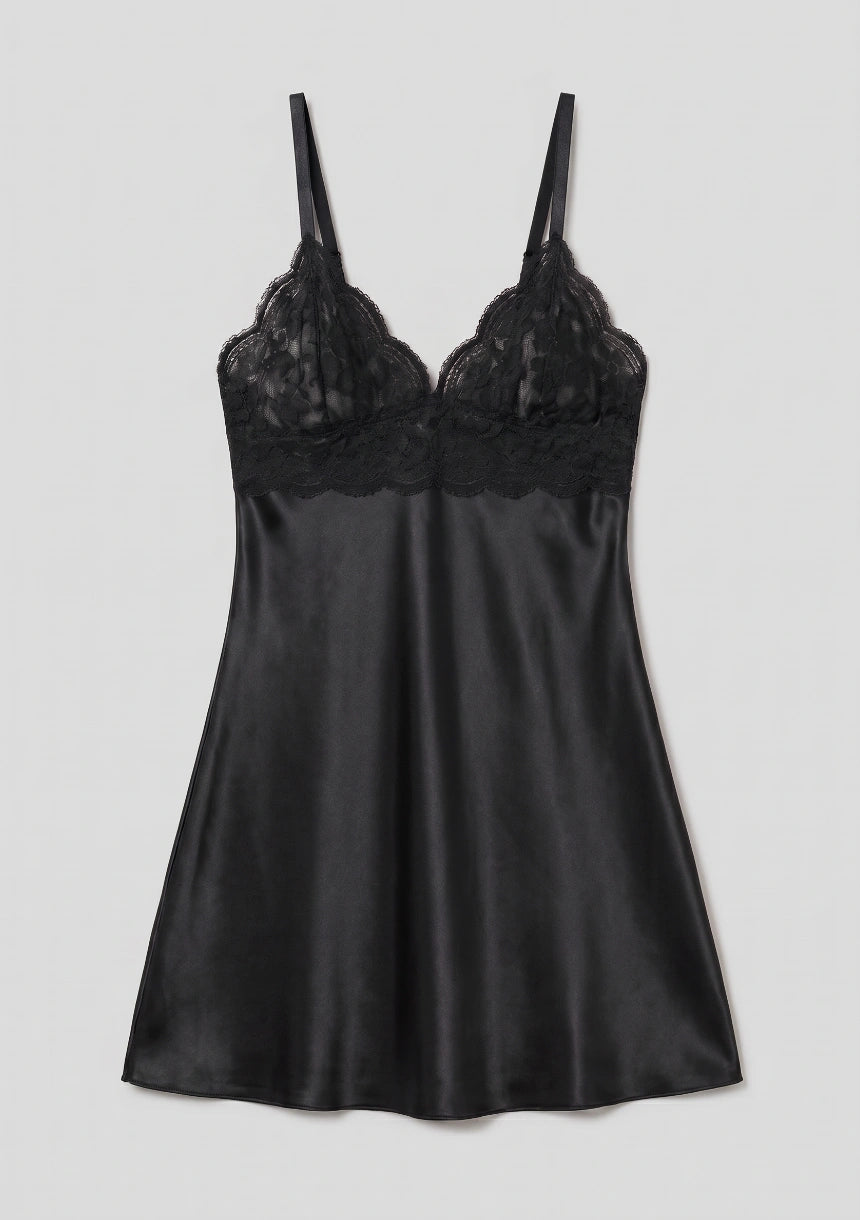 Spitzen-Bustier-Nachtkleid