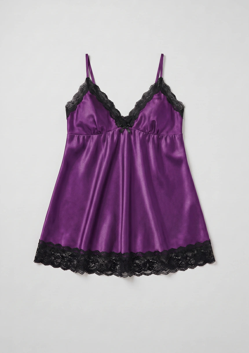 Plus-Size Spitzen-Nachtkleid