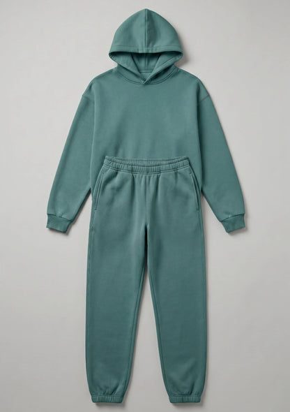 Lockerer, bequemer Hoodie-Set