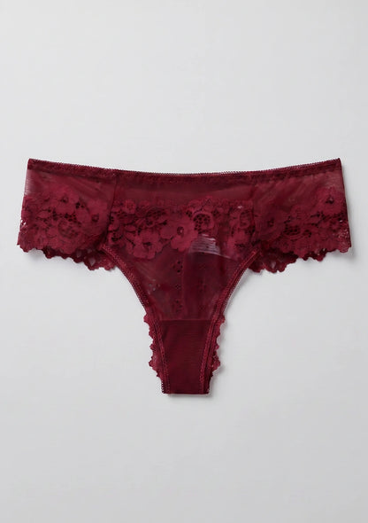 Klassische Spitzenstring-Panties