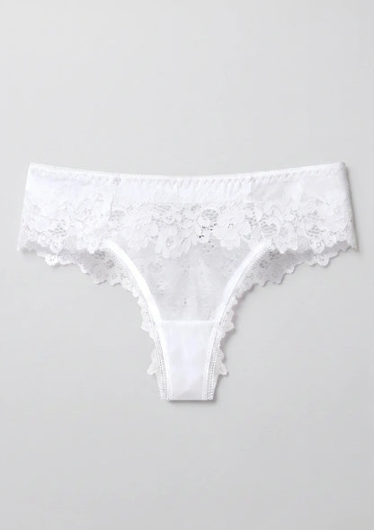 Klassische Spitzenstring-Panties
