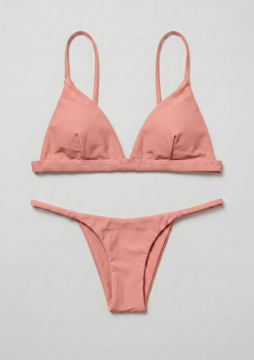 Zweiteiliges Bikini-Set mit Dreieck-Cups