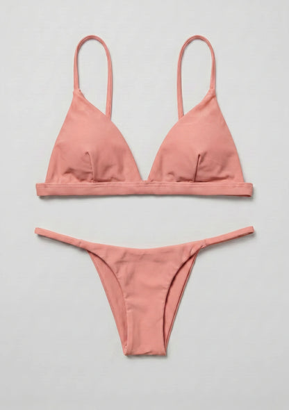Zweiteiliges Bikini-Set mit Dreieck-Cups