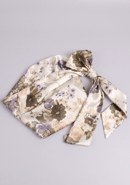 Satin-Schlafhaube mit Bändern