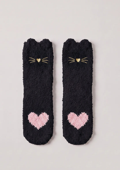 Flauschige Damen Socken