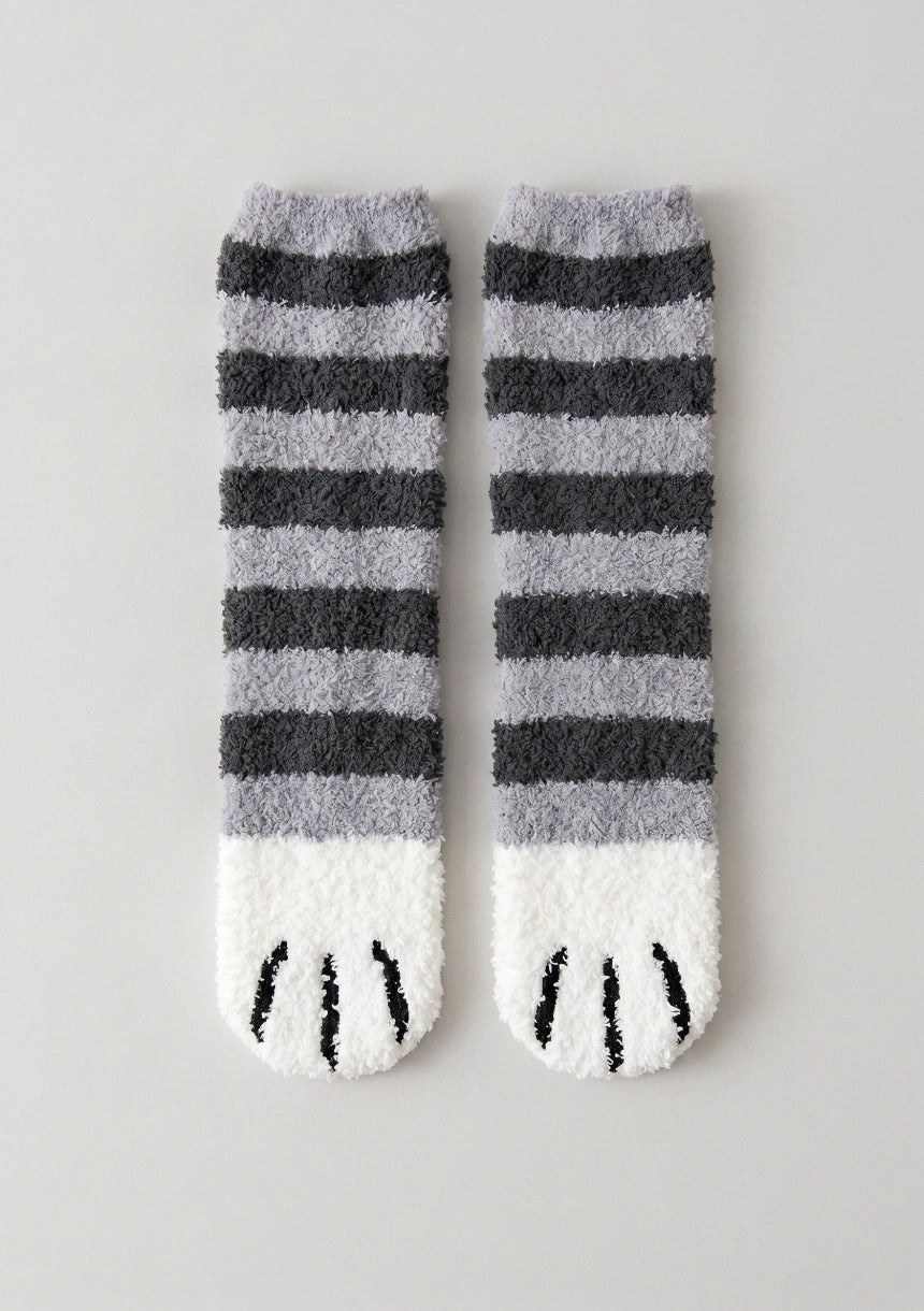 Pfotenabdruck Socken