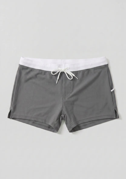 Kurze Schwimmshorts mit Tasche
