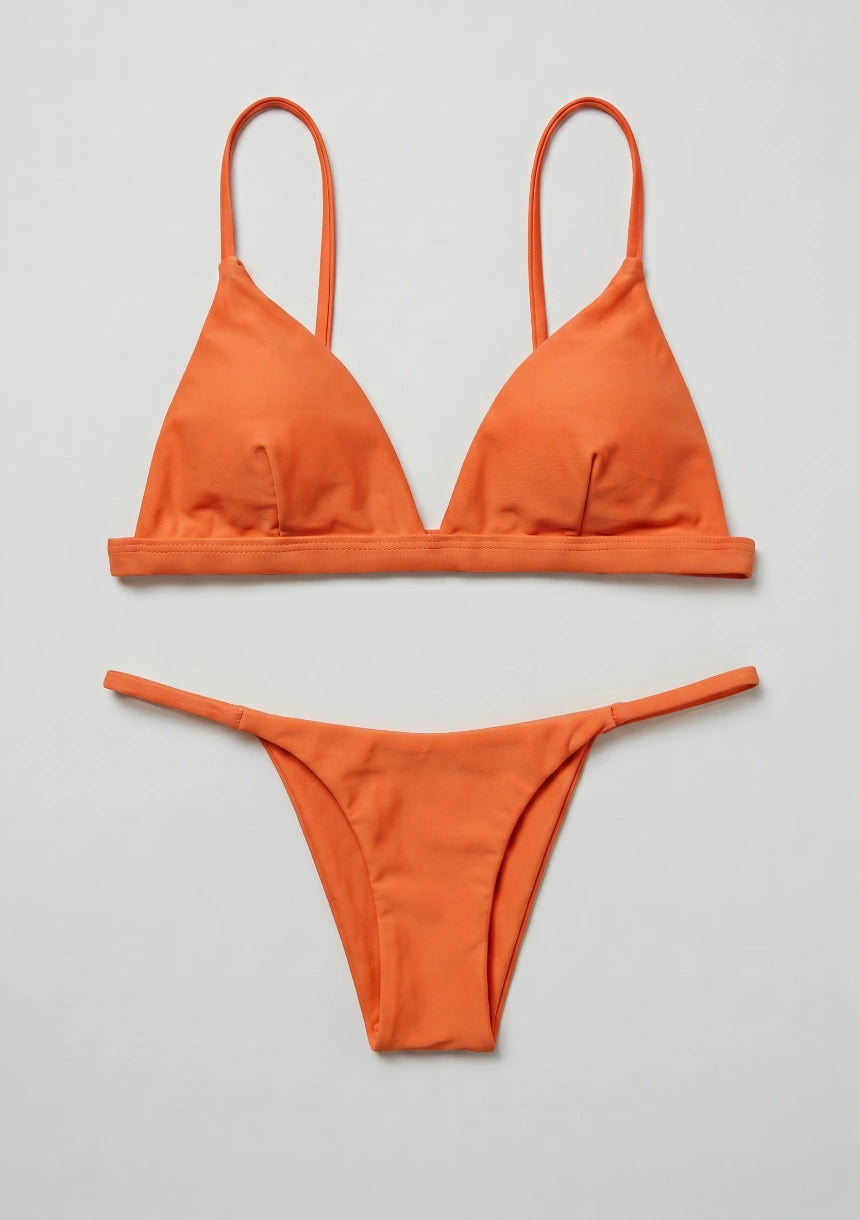 Zweiteiliges Bikini-Set mit Dreieck-Cups