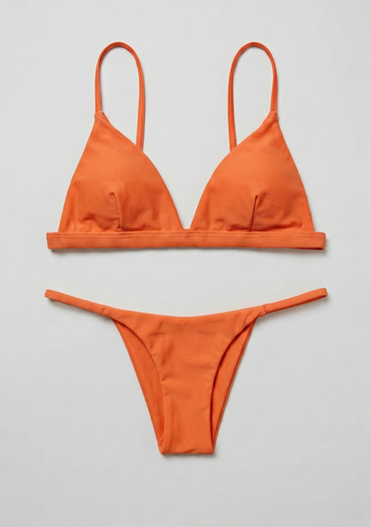 Zweiteiliges Bikini-Set mit Dreieck-Cups