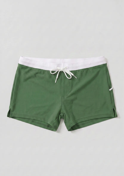 Kurze Schwimmshorts mit Tasche
