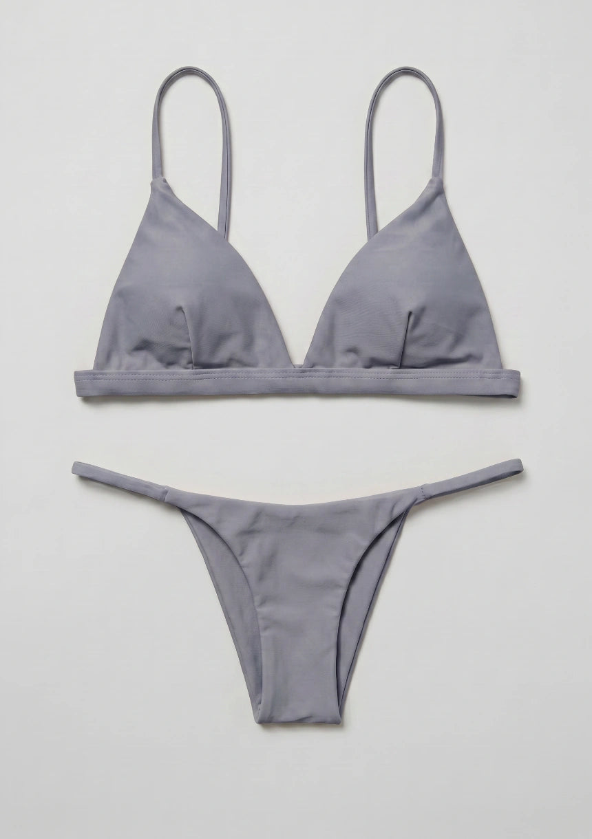 Zweiteiliges Bikini-Set mit Dreieck-Cups