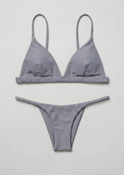 Zweiteiliges Bikini-Set mit Dreieck-Cups