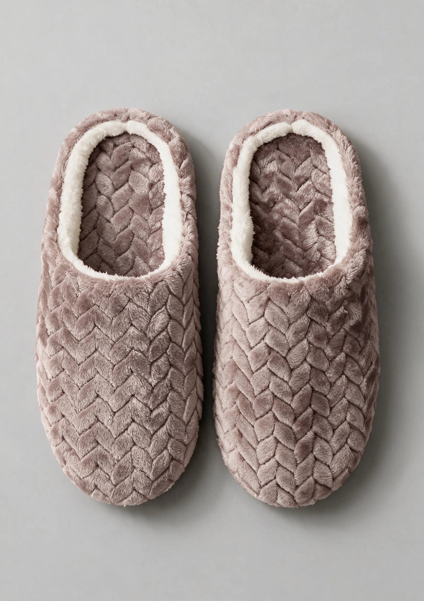 Woven Damenhausschuhe