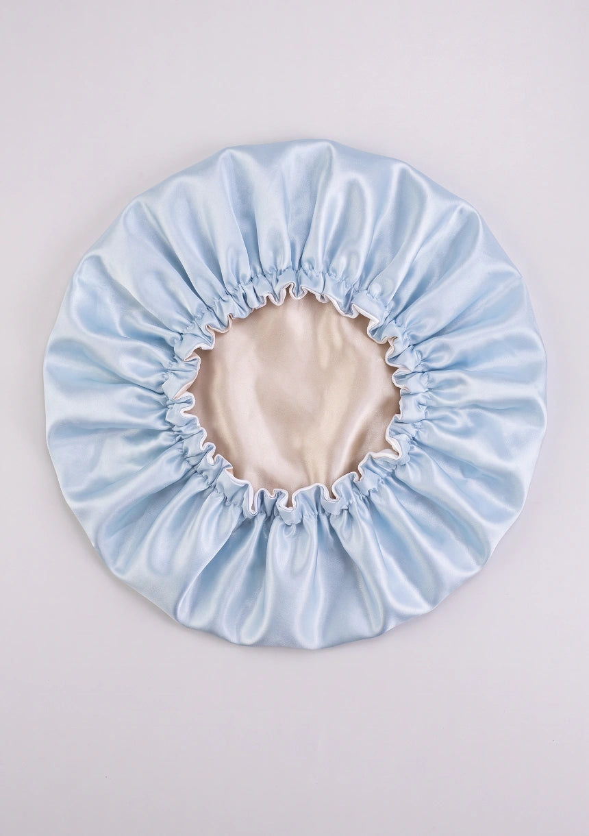 Satin Schlafhaube - Verstellbare Satin-Haarwickel